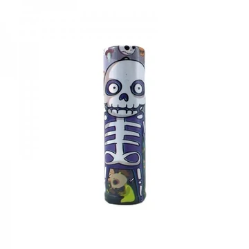 18650 battery wraps - Skull Body