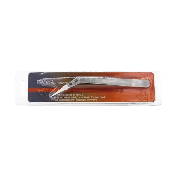 Elbow Ceramic Tweezers - Silver